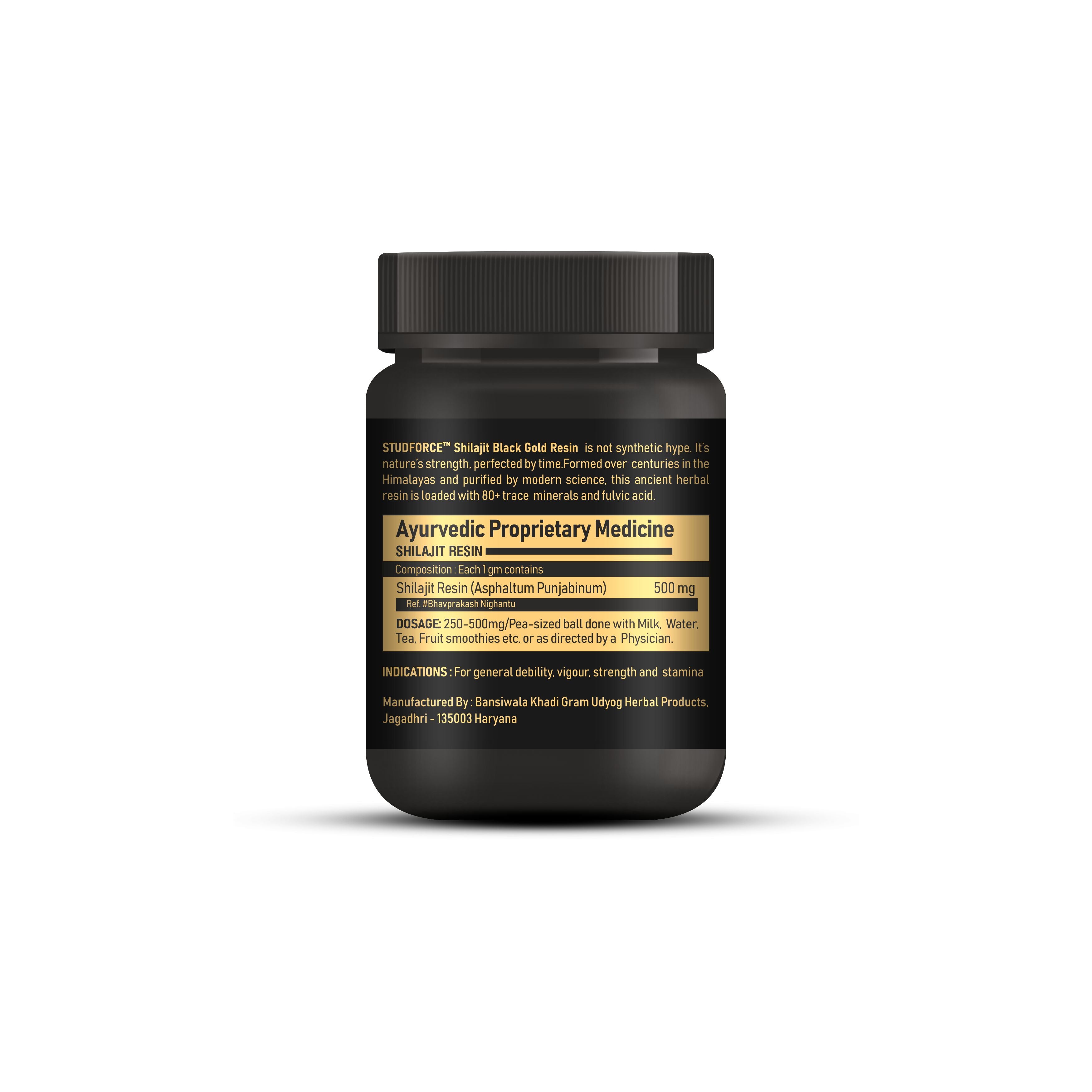 HIMALAYAN SHILAJIT BLACKGOLD RESIN